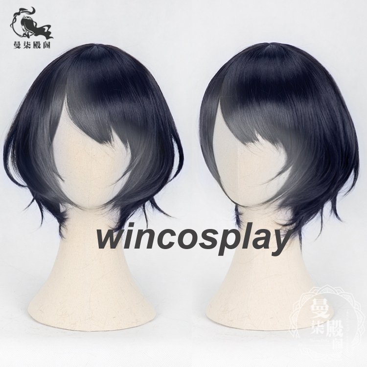 Japanese Game Alice cosplay wig from SINoALICE alice dark blue mix cosplay wig