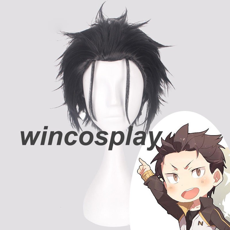 Zero kara Hajimeru Isekai Seikatsu Subaru Natsuki Hair Cosplay Wigs