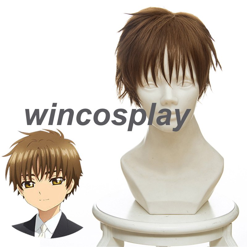Card Captor Sakura CLEAR CARD Li Syaoran Cosplay Hair Wig Cos Anime New