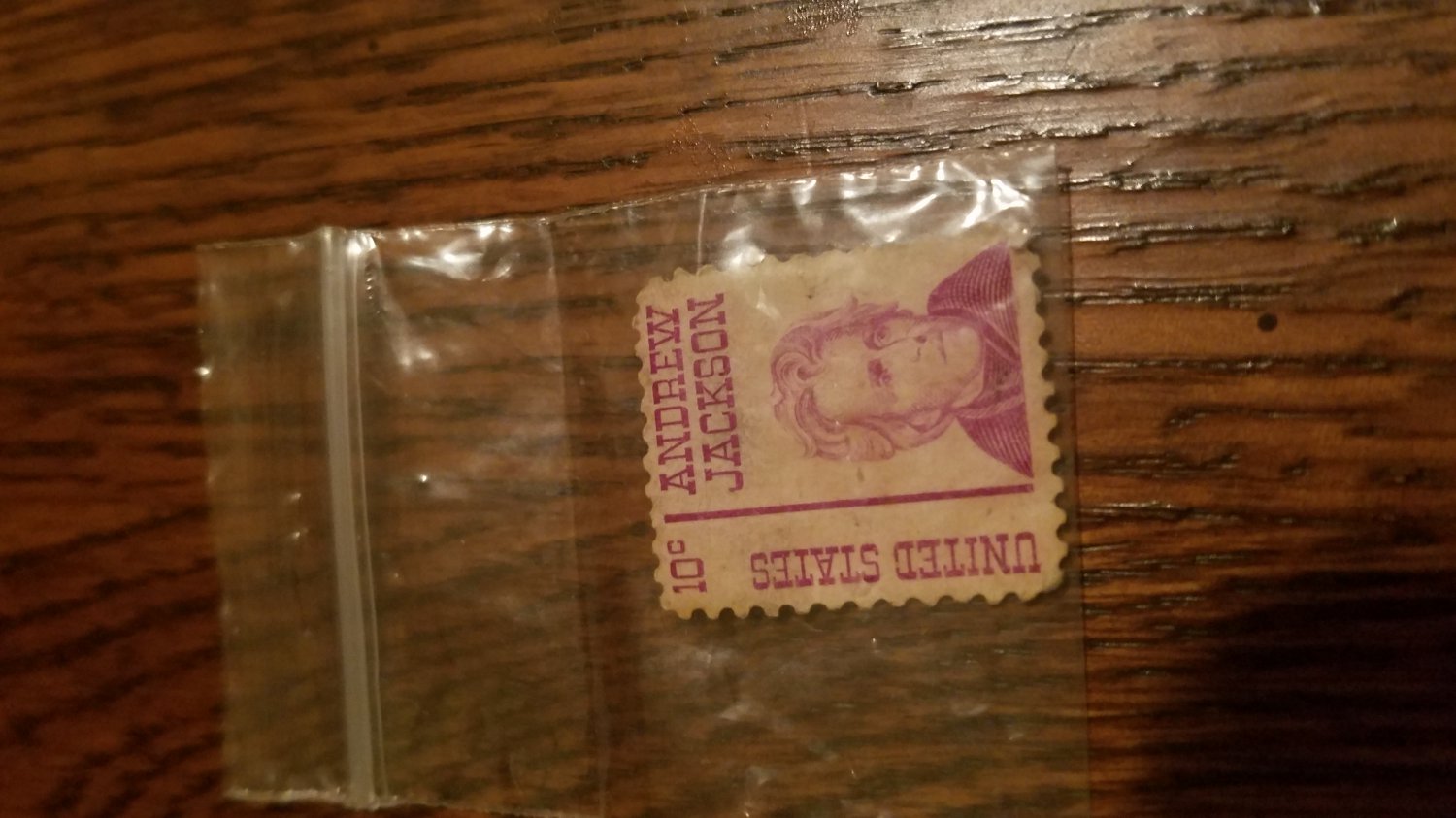 10cent Andrew Jackson stamp