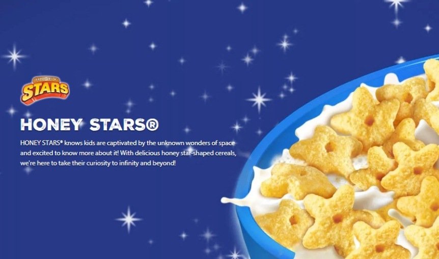 (4 PACKS) NESTLE HONEY STARS BREAKFAST CEREAL 300 gram