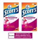 (2 BOTTLES) SCOTT'S VITAMIN C PASTILLES (50's X 2 gram) - MIXED BERRIES flavor