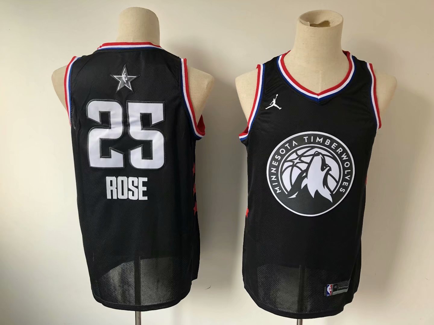 Derrick Rose Black 2019 All Star Jersey