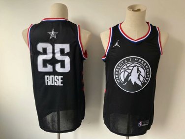 derrick rose black timberwolves jersey