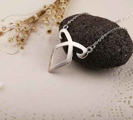 The Immortal Instruments - Large Angelic Power Rune Pendant Necklace