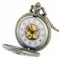 Skeleton Ribcage Pocket Watch Creepy halloween