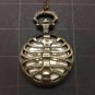 Skeleton Ribcage Pocket Watch Creepy halloween