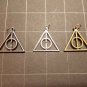 Harry Potter - Black Silver Bronze Deathly Hallows Necklace Snitch Snape time