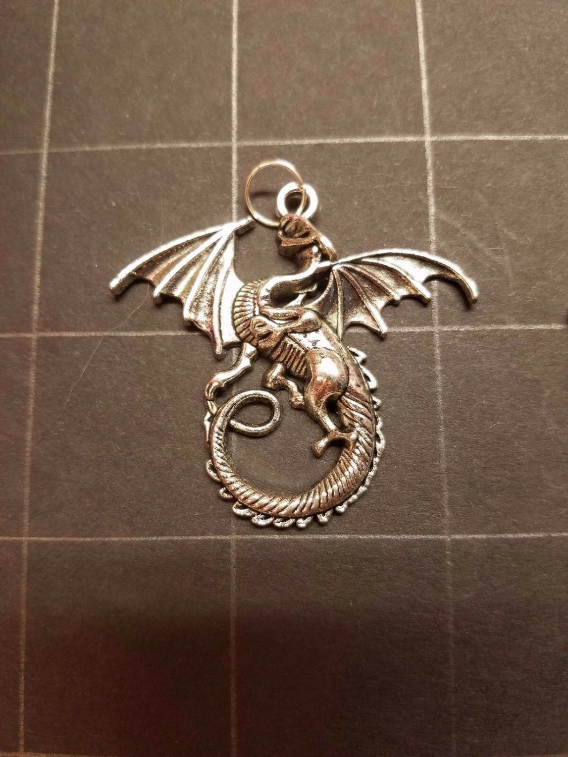 Silver Dragon Necklace
