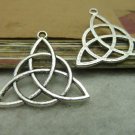 Antique Gold Celtic Trinity Knot Necklace