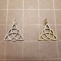 Antique Gold Celtic Trinity Knot Necklace