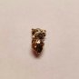 Silver and Gold Anatomical Heart Necklace