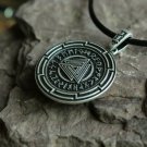 Norse mythology gothic norse rune symbol Valknut pendant viking necklace