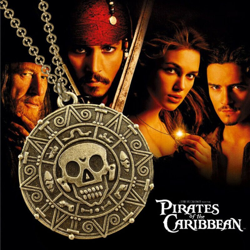 Pirates - Gold Cursed Doubloons Necklace