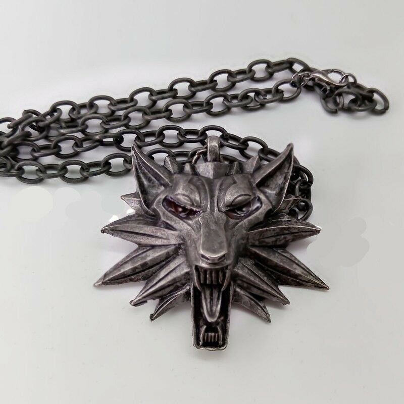 The Witcher - Wolf Witcher Medallion Necklace