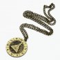 Gravity Falls Bill Cipher Boss Pendant Necklace Metal Anime Cosplay Gift New