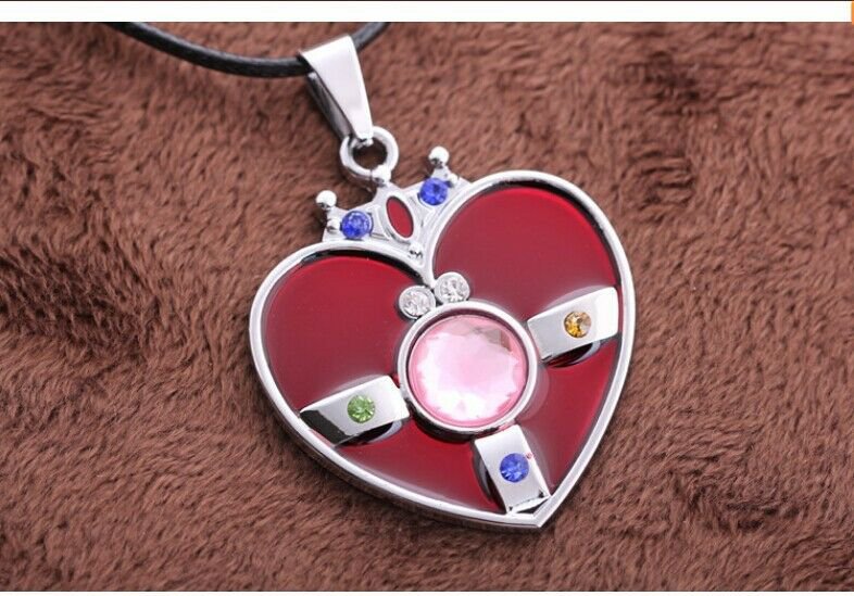 Sailor Moon - Cosmic Star Brooch Compact Necklace