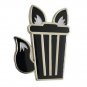 Furry Trash Pin Fur Pride Anthro LGBT Fursuit Pin Cat Wolf Fox Dog Dragon Bunny