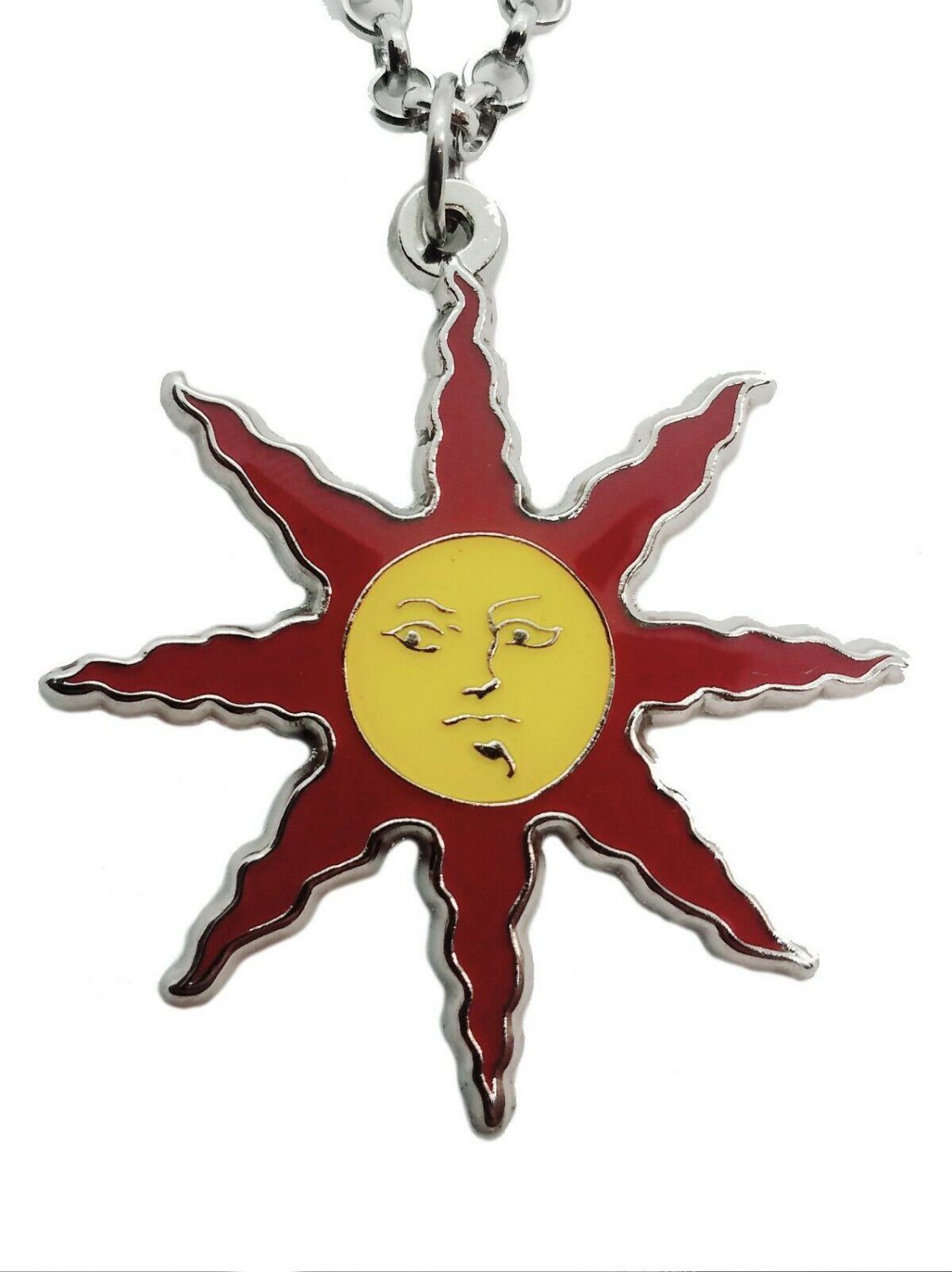 Dark Souls Praise the Sun Solaire Of Astora Pendant Necklace Keychain Charm Game