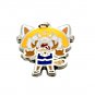 Aggretsuko necklace keychain charm anime cute animation red panda heavy metal