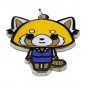 Aggretsuko necklace keychain charm anime cute animation red panda heavy metal