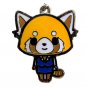Aggretsuko necklace keychain charm anime cute animation red panda heavy metal