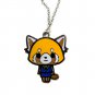 Aggretsuko necklace keychain charm anime cute animation red panda heavy metal