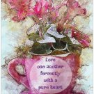 Love One Another Inspirational Christian 11" x 17" Poster-G14 Love One Another Inspirational Christian 11" x 17" Poster-G14