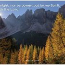 By My Spirit Inspirational Christian 11" x 17" Poster-F57 By My Spirit Inspirational Christian 11" x 17" Poster-F57