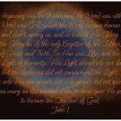 John 1 The Word Inspirational Christian 11" x 17" Poster-F69 John 1 The Word Inspirational Christian 11" x 17" Poster-F69