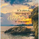Dance in the Rain Inspirational Christian 11" x 17" Poster-A34 Dance in the Rain Inspirational Christian 11" x 17" Poster-A34