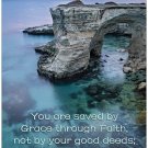 Saved by Grace Inspirational Christian 11" x 17" Poster-C64 Saved by Grace Inspirational Christian 11" x 17" Poster-C64
