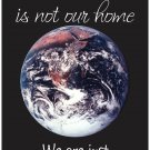 Passing Through Inspirational Christian 11" x 17" Poster-B90 Passing Through Inspirational Christian 11" x 17" Poster-B90
