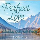 Perfect Love Inspirational Christian 11" x 17" Poster-C3 Perfect Love Inspirational Christian 11" x 17" Poster-C3