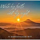 Walk By Faith Inspirational Christian 11" x 17" Poster-A53 Walk By Faith Inspirational Christian 11" x 17" Poster-A53