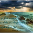 Living Sacrifice Inspirational Christian 11" x 17" Poster-E22