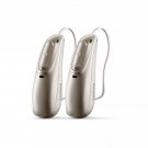 Phonak Sphere Infinio I90 PAIR Sound Amplifying Hearing Aids Silver Grey+Charger