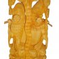 Wood Radha Krishna Statue Love Couple Figurine Hand Carved Radha Krishna