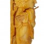 Wood Radha Krishna Statue Love Couple Figurine Hand Carved Radha Krishna
