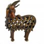 Brass Undercut Cow Hindu Nandi Cow Statue