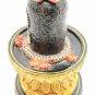 Synthetic Lord Shiva Lingan Paited Mahadev Statue Third Eye God Resin Shiv