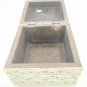Handmade Bone Jewelry Box Made with Wooden and bone work Flower Painting