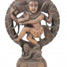 Wooden Nataraja Dancing Nataraj Lord Shiva God Statue Religious Idol Decor
