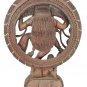 Wooden Nataraja Dancing Nataraj Lord Shiva God Statue Religious Idol Decor