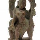Hand carved Sandstone Hindu Goddess Saraswati Statue Soft Stone Saraswati Statue