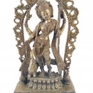 Brass Saraswati Statue Hindu Religious Hindu Goddess of Learning