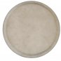 15" White Marble Plate Shahjahan Mumtaz Gold Embossed Painting Round Plate Gift