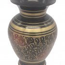 Hand Crafted Metal Long Neck Pot with Persian Mugal Minakari Work