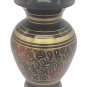 Hand Crafted Metal Long Neck Pot with Persian Mugal Minakari Work