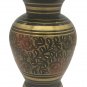 Hand Crafted Metal Long Neck Pot with Persian Mugal Minakari Work
